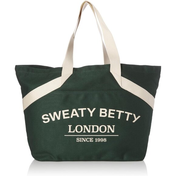 Casual Essentials Canvas Tote Bag Trek Green Cotton One Size